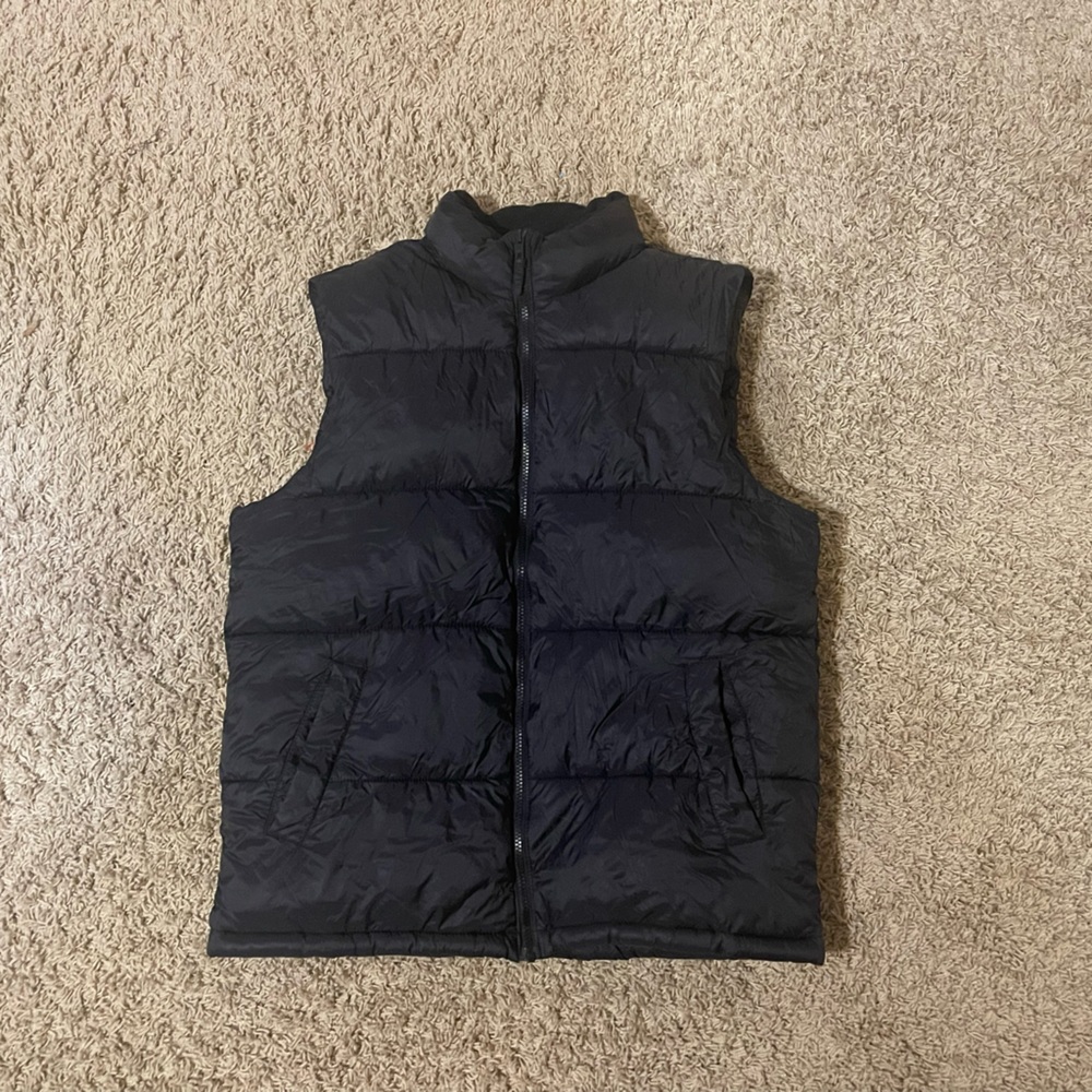 Puffer vest - black